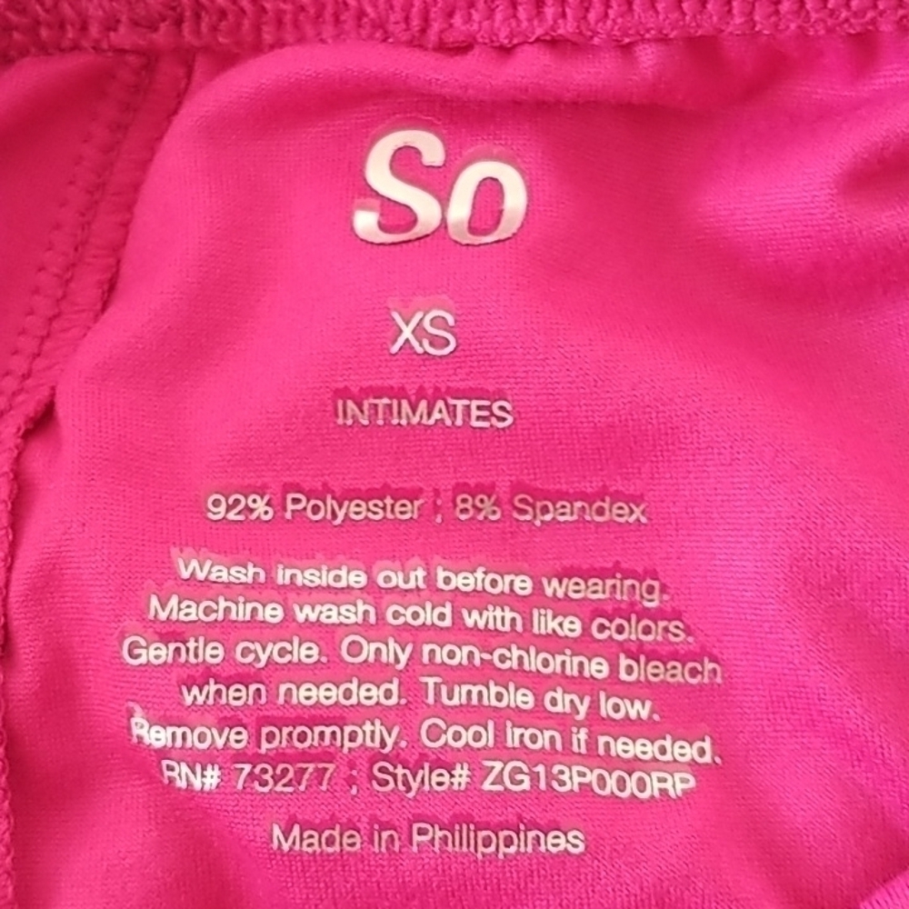 So Jersey Pink Shorts Pajama Set "More Kindness"  XS - Picture 9 of 10